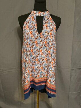 HEART PLUS Open-Back Blouse Size 2X